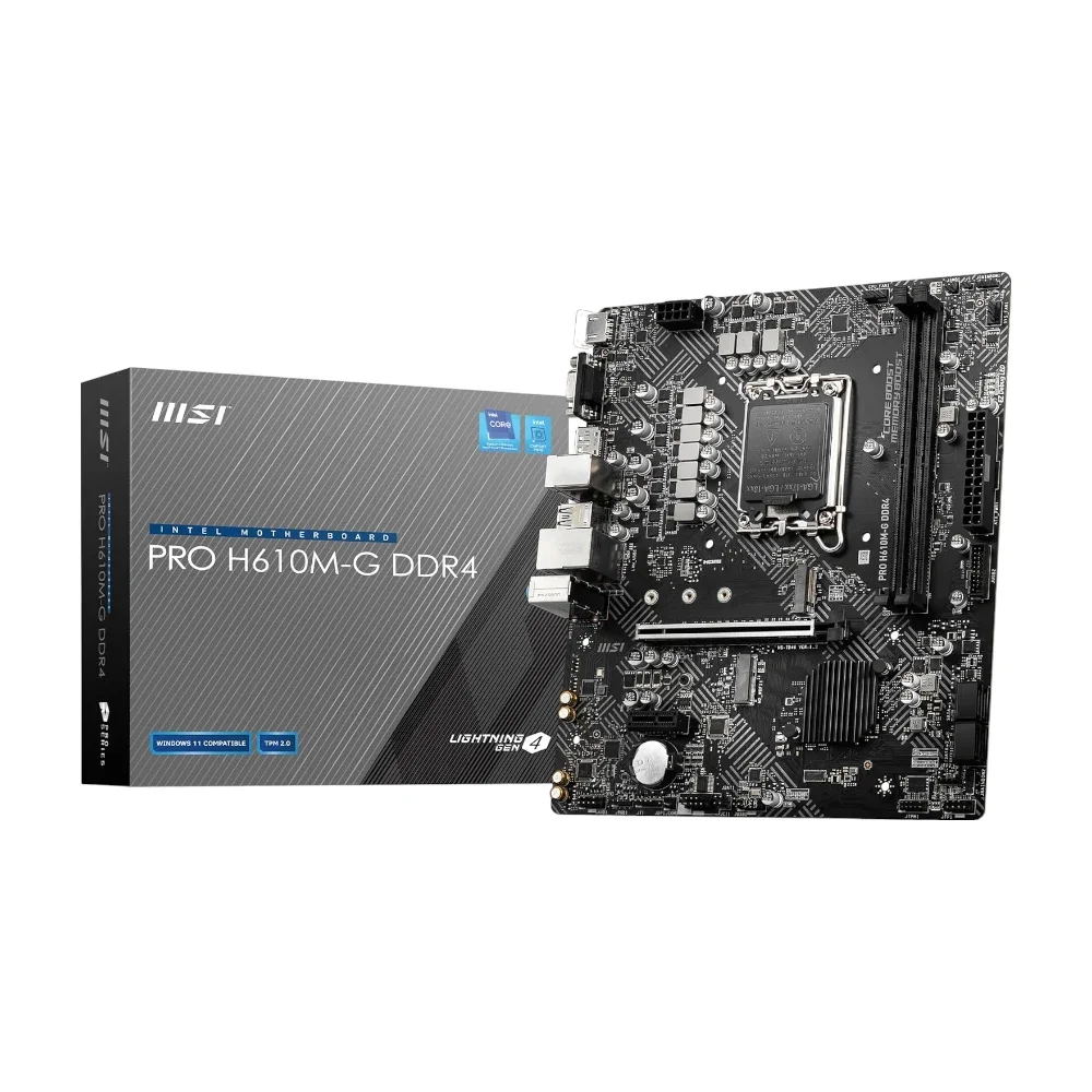 MSI PRO H610M-G DDR4 LGA 1700 Motherboard