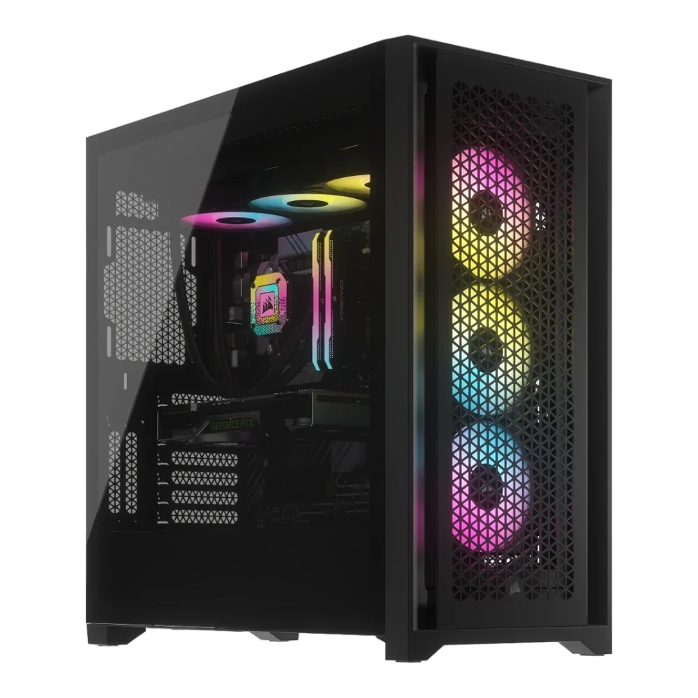 Corsair iCUE 5000D RGB Airflow Mid-Tower Case - Black