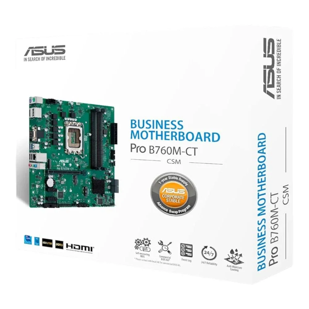 ASUS PRO B760M-C CSM Business Motherboard