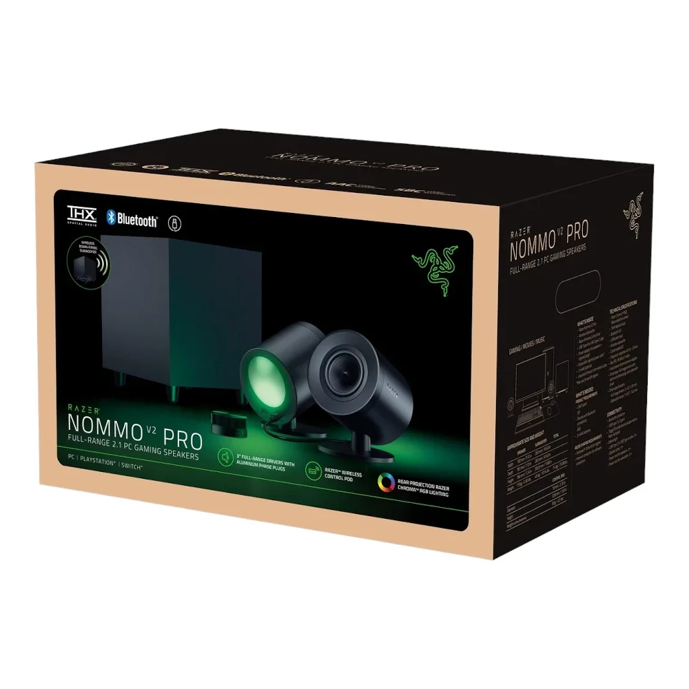 Razer Nommo V2 Pro 2.1 Gaming THX Speakers RZ05-04740100-R3G1