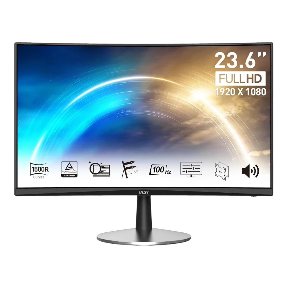 MSI PRO MP2422C 23.6 Inch Full HD Curved Office Monitor