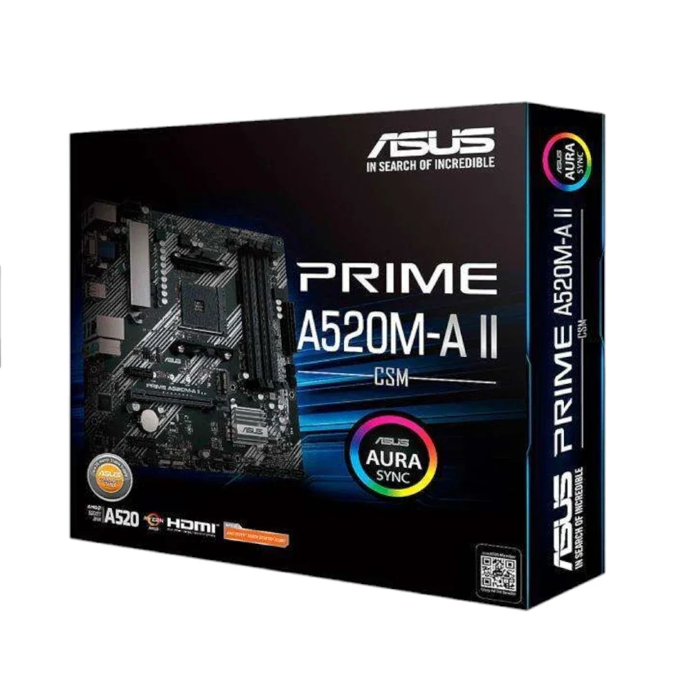 ASUS Prime A520M-A II CSM Desktop Motherboard