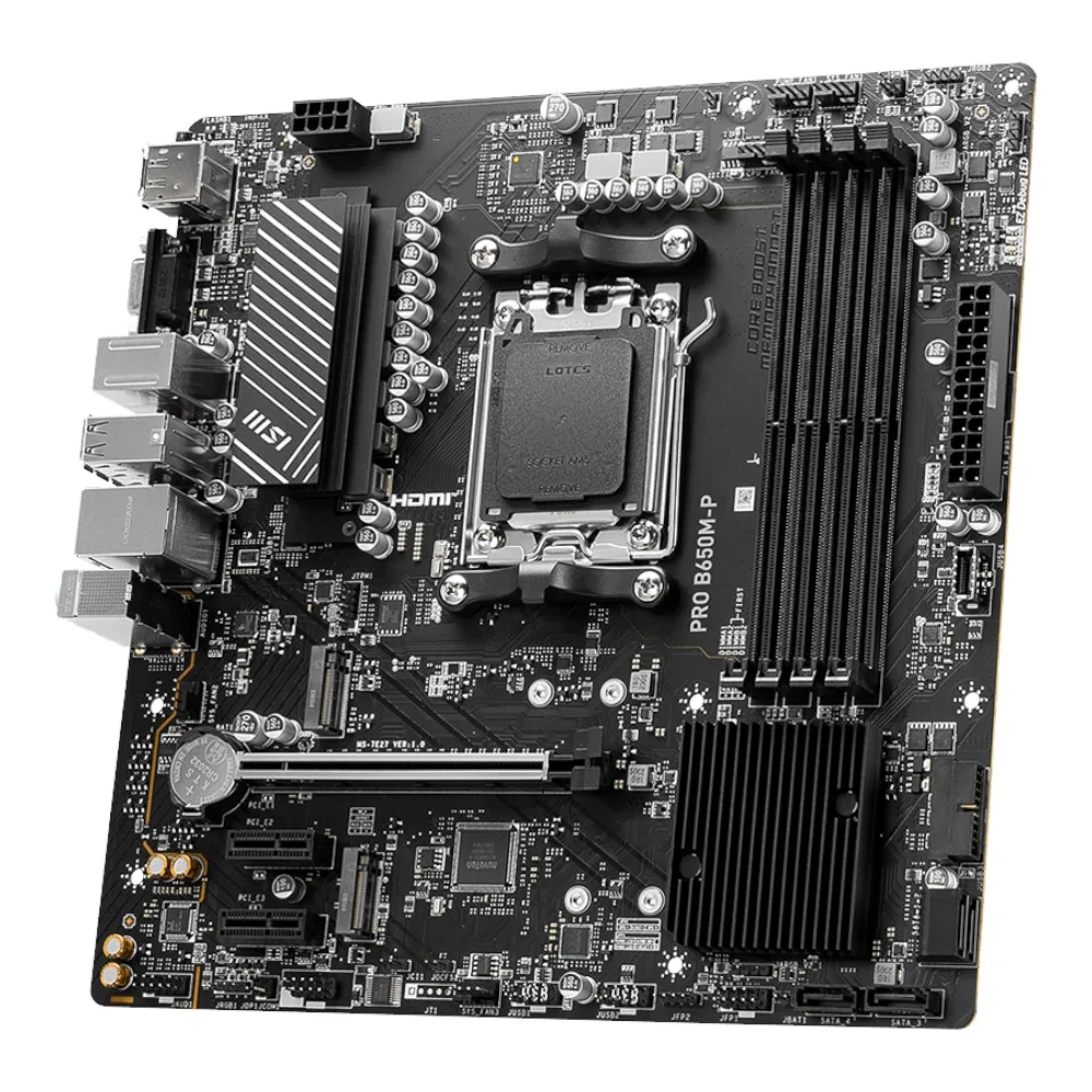 MSI PRO B650M-P AM5 mATX Motherboard for Ryzen 7000 DDR5 M.2