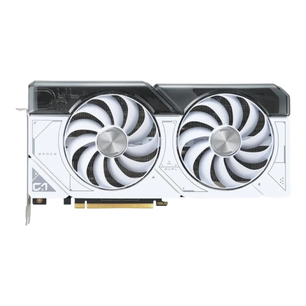 ASUS  90YV0K84-M0NA00DUAL-RTX4070S-O12G-WHITE  GDDR6X Graphics Card