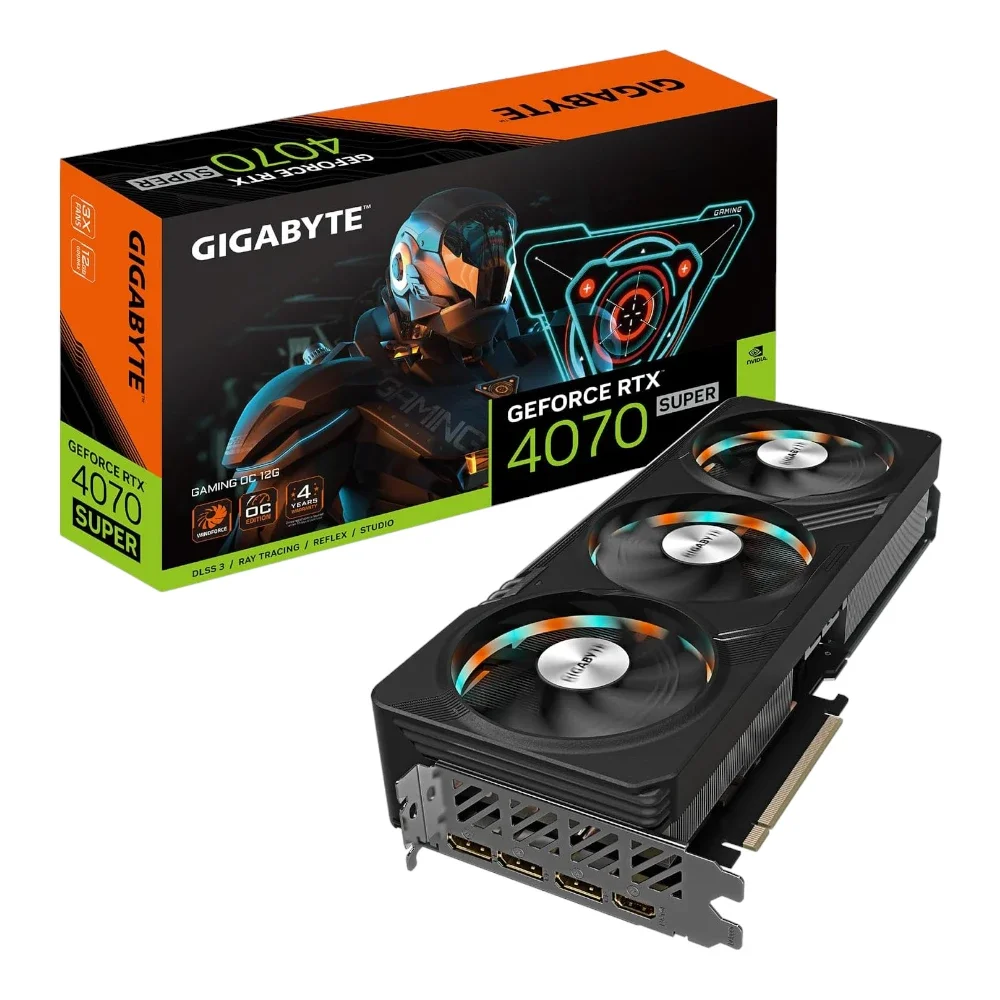 GIGABYTE GeForce GV-N407SGAMING OC-12GD Graphics Card