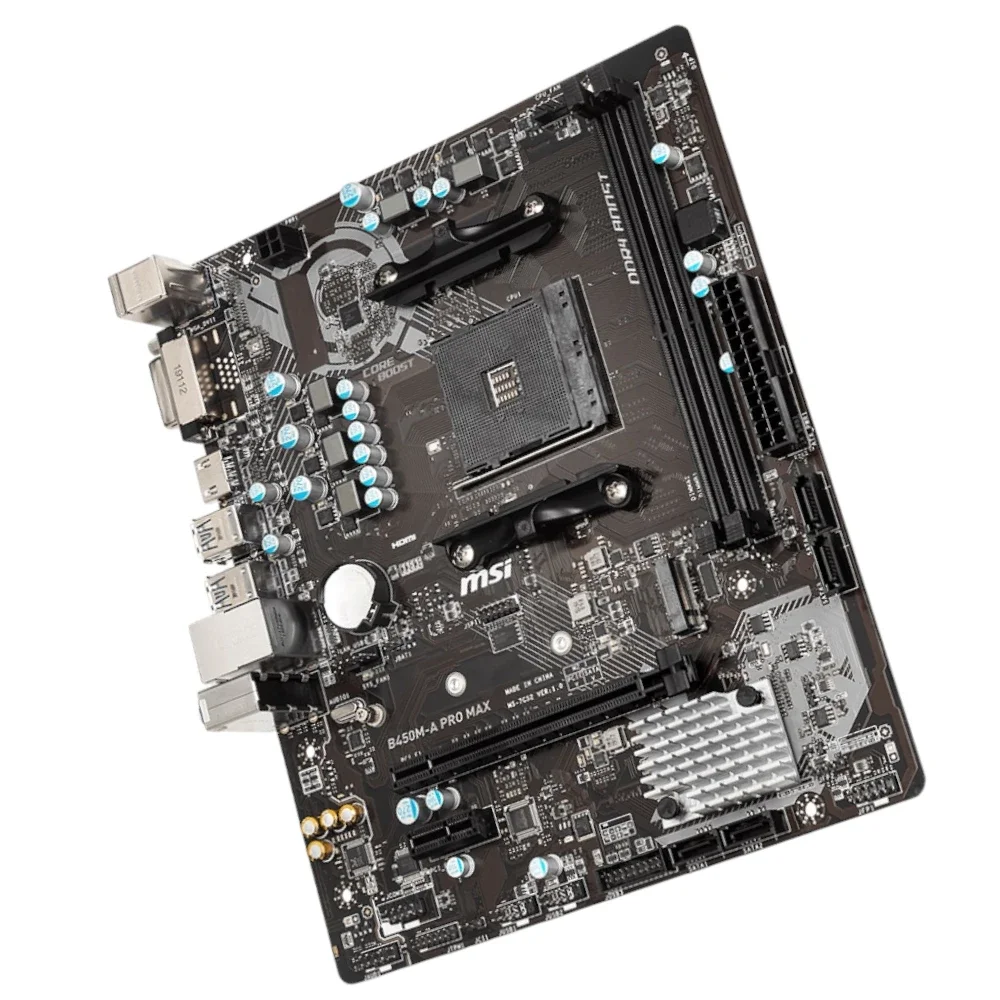 MSI B450M-A Pro Max AMD AM4 micro ATX Motherboard