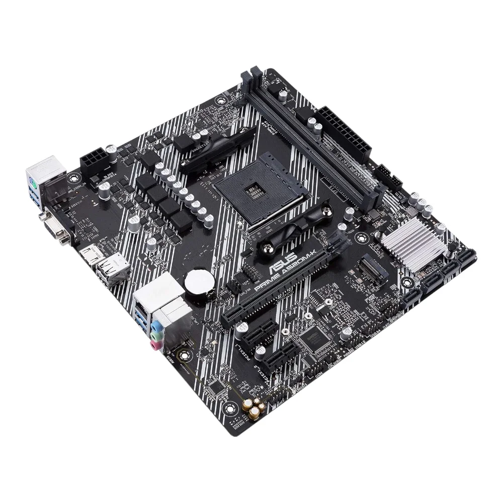 ASUS 90MB1500-M0EAY0 PRIME A520M-K AMD A520 Ryzen AM4 micro ATX Motherboard