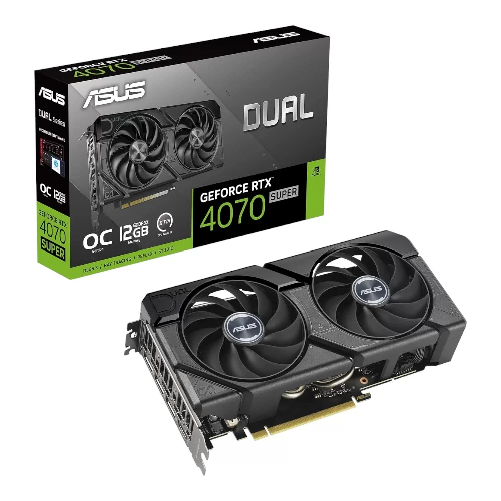 ASUS Dual GeForce RTX 4070 12GB 90YV0KC0-M0NA00 Graphics Card