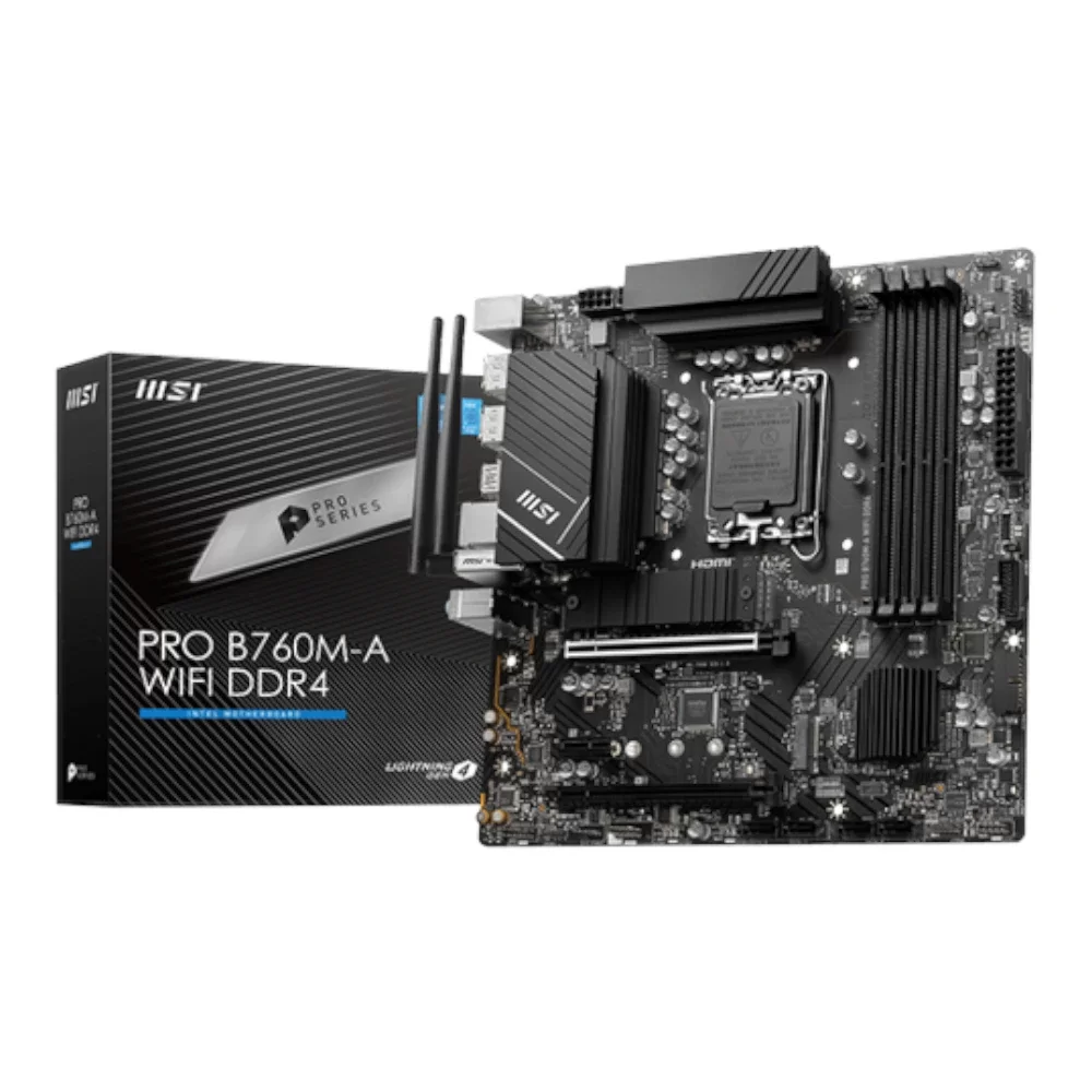 MSI PRO B760M-A WIFI DDR4 Motherboard