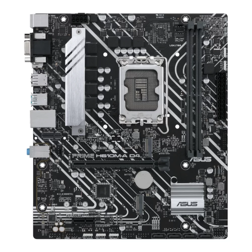 ASUS 90MB19P0-M0EAYC PRIME H610M-A D4-CSM Intel H610 LGA 1700 micro ATX Motherboard