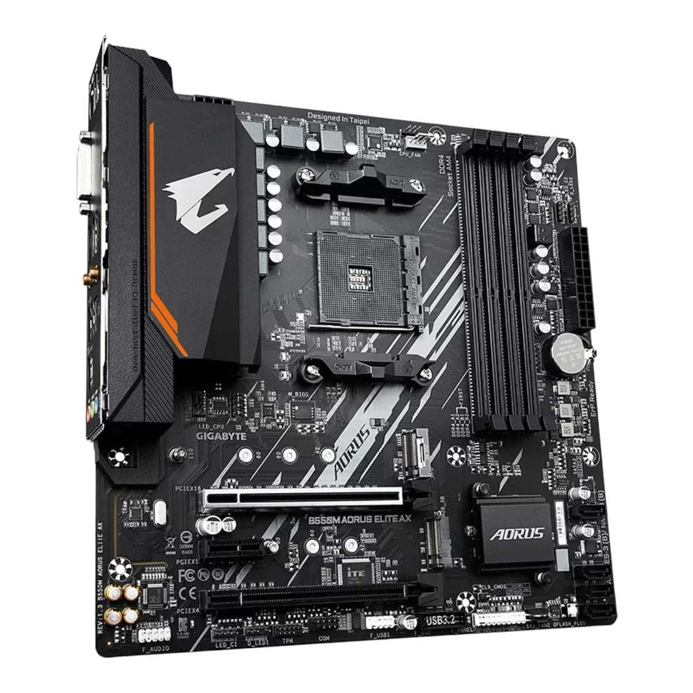 Gigabyte B550M Aorus Elite AX AMD Micro ATX Gaming Motherboard