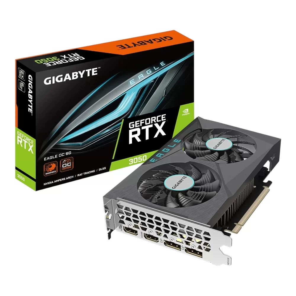 GIGABYTE GV-N3050EAGLE OC-6GD Graphics Card