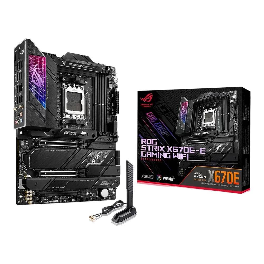 ASUS 90MB1BR0-M0EAY0 ROG Strix X670E-E Gaming WiFi Motherboard