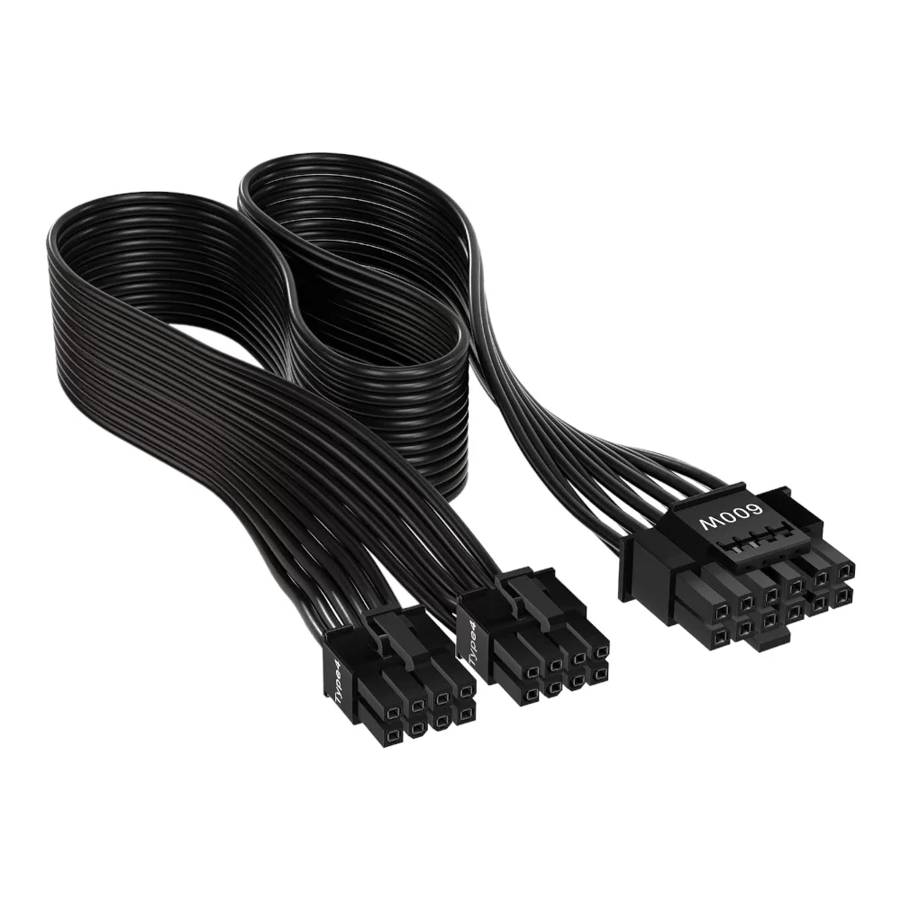 CORSAIR 12+4pin PCIe Gen5 Type-4 600W 12VHPWR Cable CP-8920284