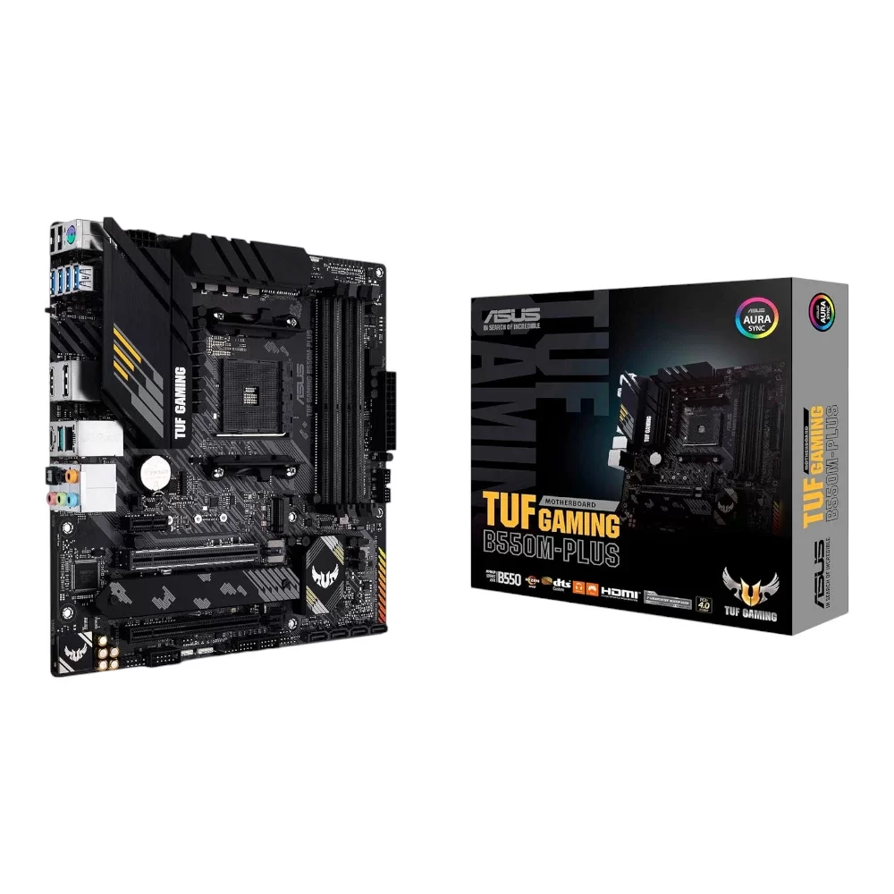 ASUS TUF GAMING B550M-PLUS Ryzen AM4 Micro ATX Motherboard