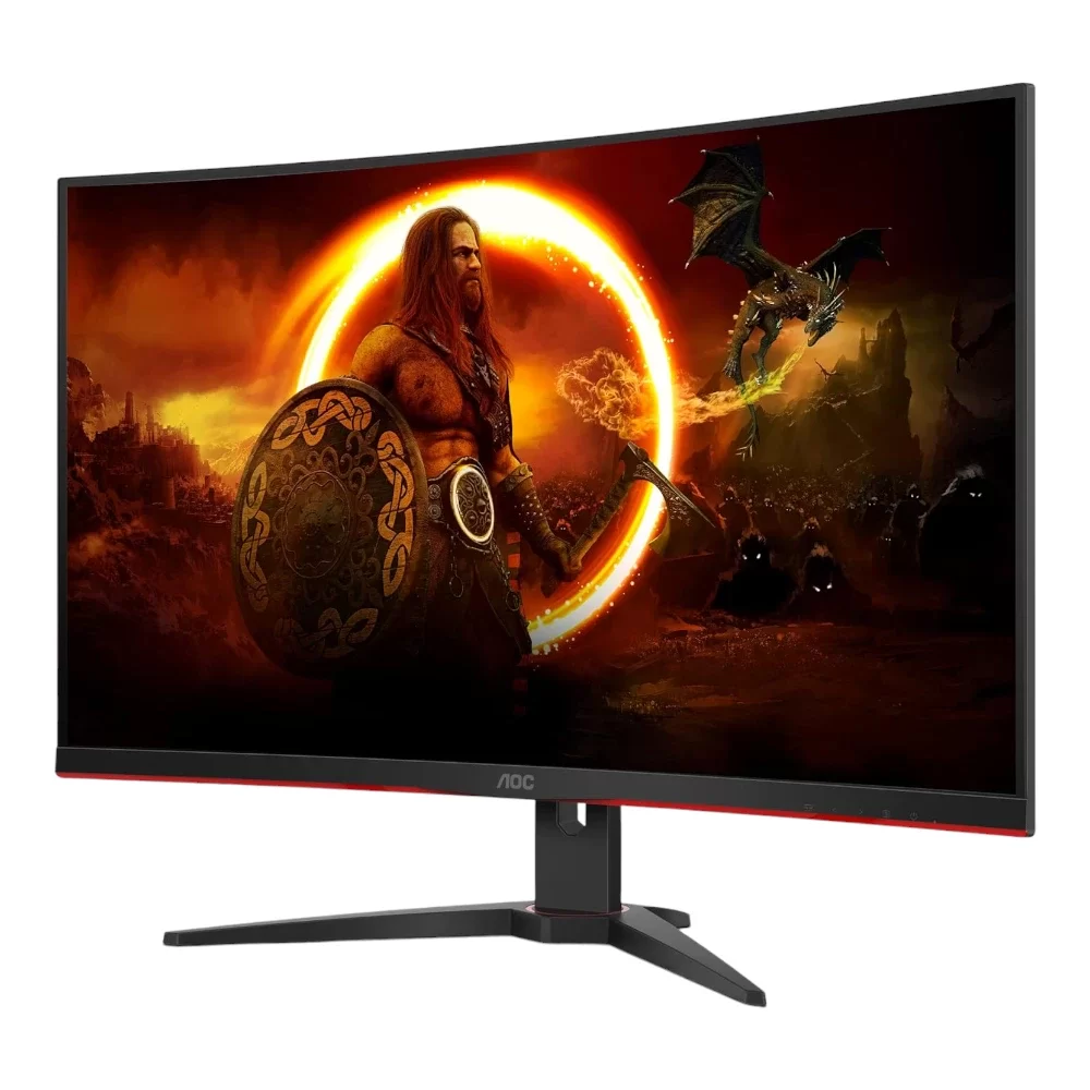 AOC Curved Gaming Monitor C32G2ZE/BK 32-inch Frameless Full HD 1920x1080