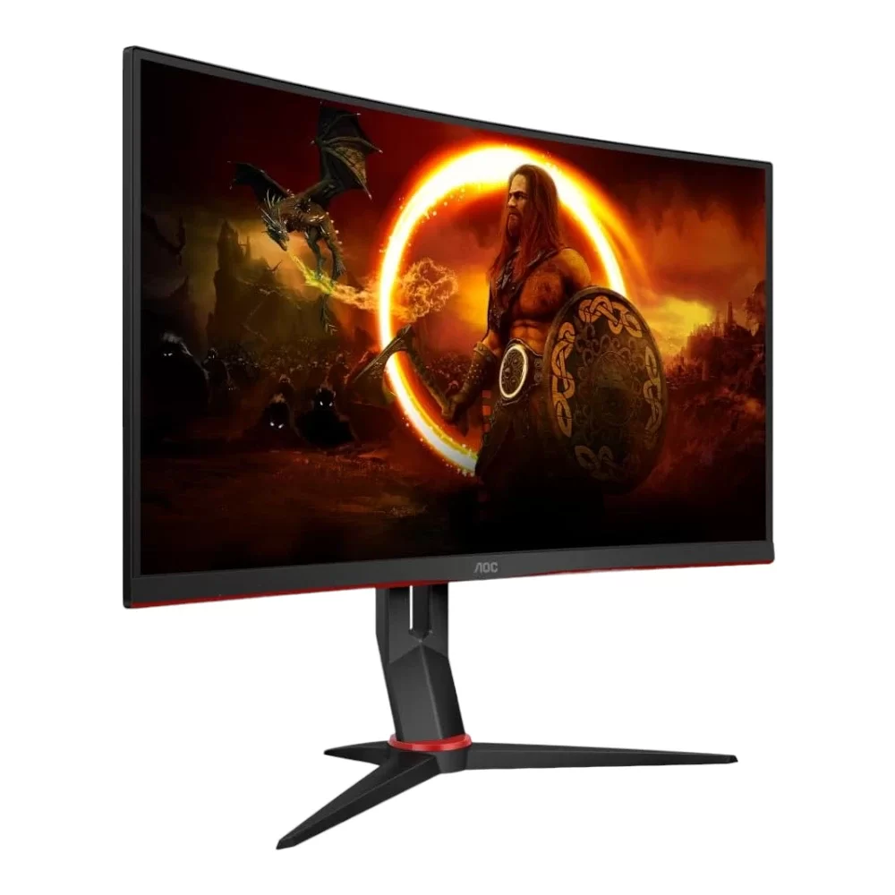 AOC CQ27G2SBK Quad HD 27 Curved VA LCD Gaming Monitor