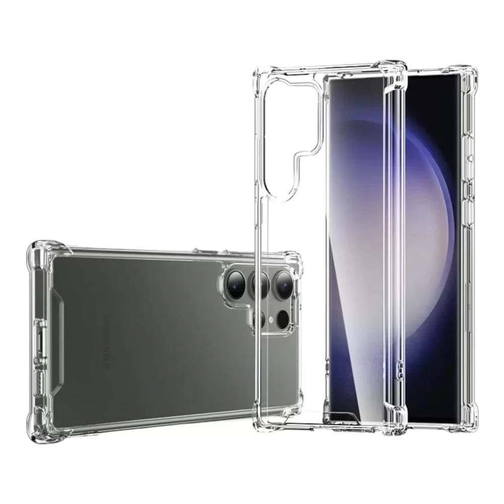 Samsung S24/Plus/Ultra Sonequa Anti Shock Silicone Cover Transparent