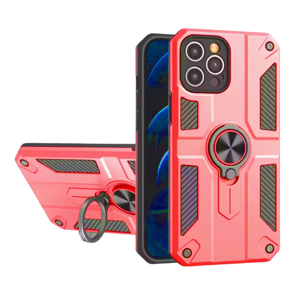 iPhone 15 Pro Shockproof TPU + PC Phone Case with Holder