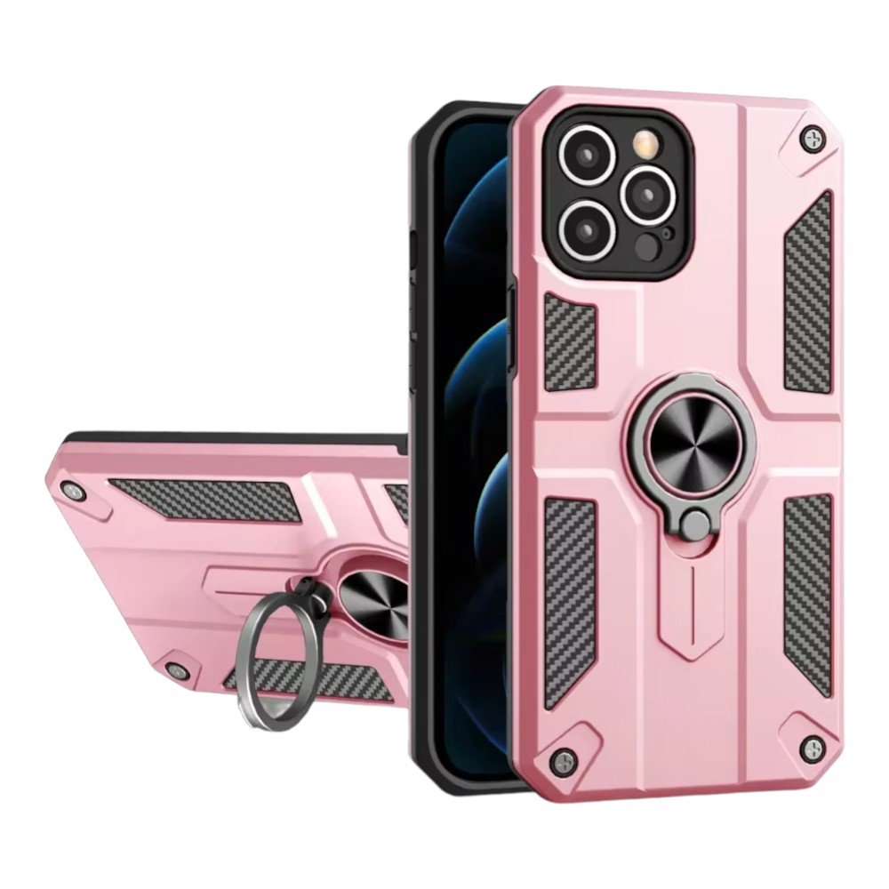 iPhone 15 Pro Shockproof TPU + PC Phone Case with Holder