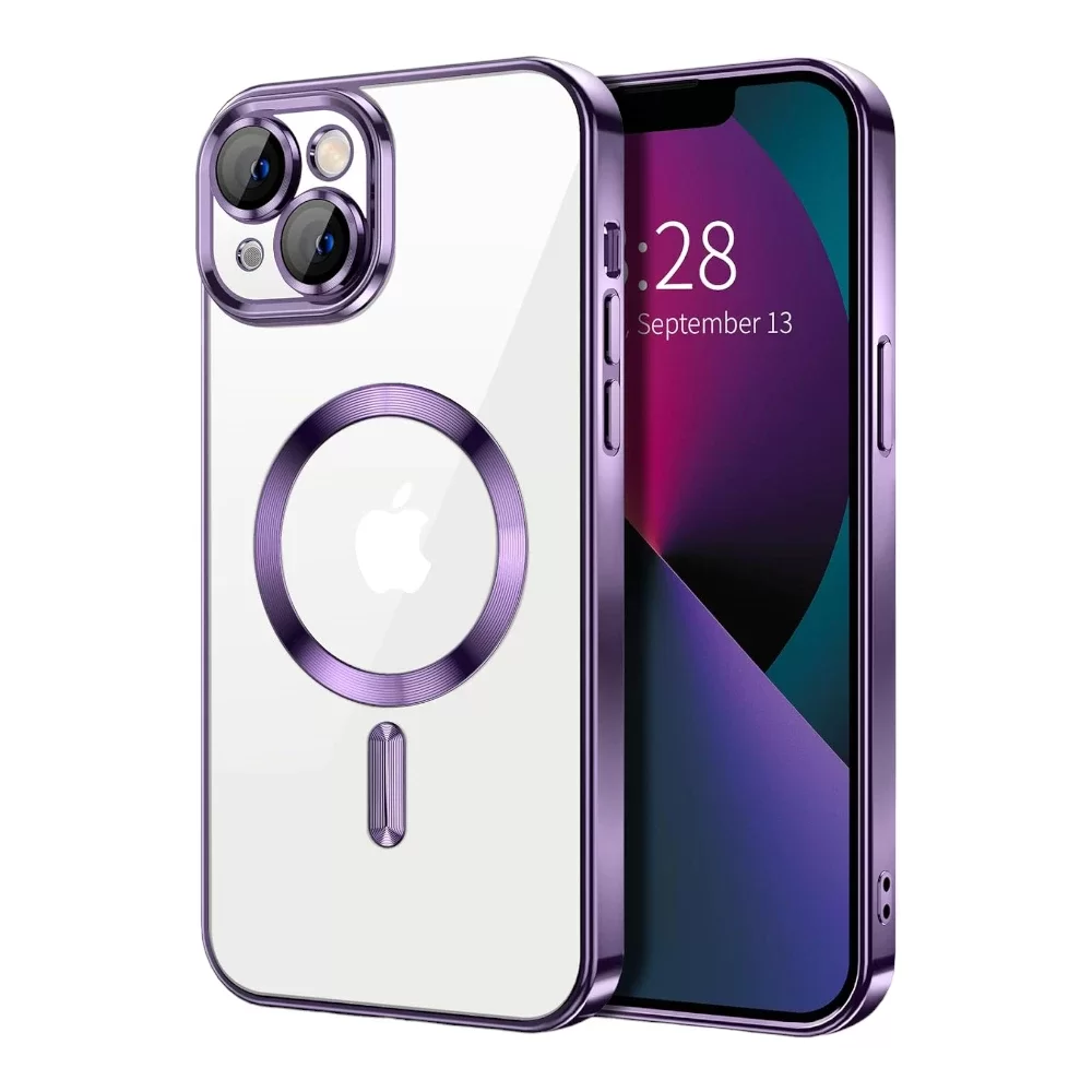 iPhone 14 Plus Magnetic Case, Upgraded Full Camera Protection