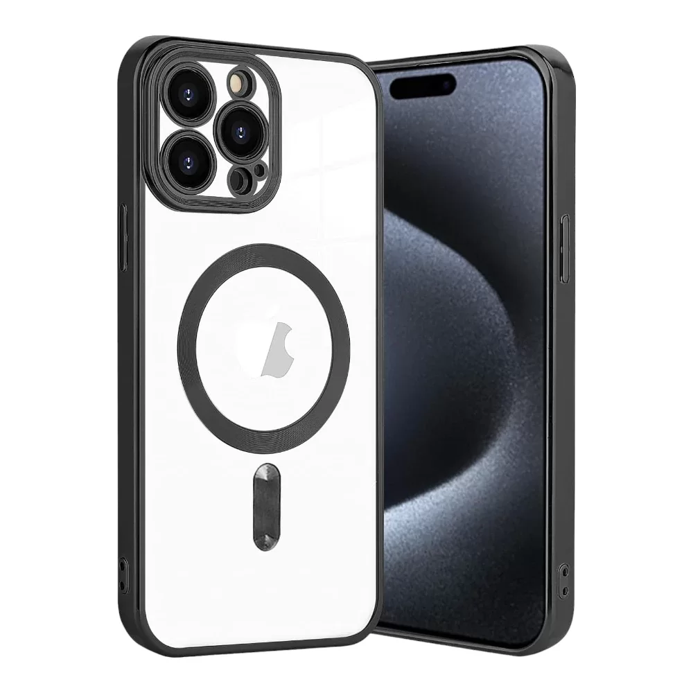 iPhone 15 Pro Magnetic Case, Upgraded Full Camera Protection