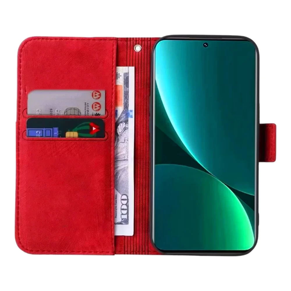 iPhone 13 Cubic Skin Feel Flip Basic Book Cover