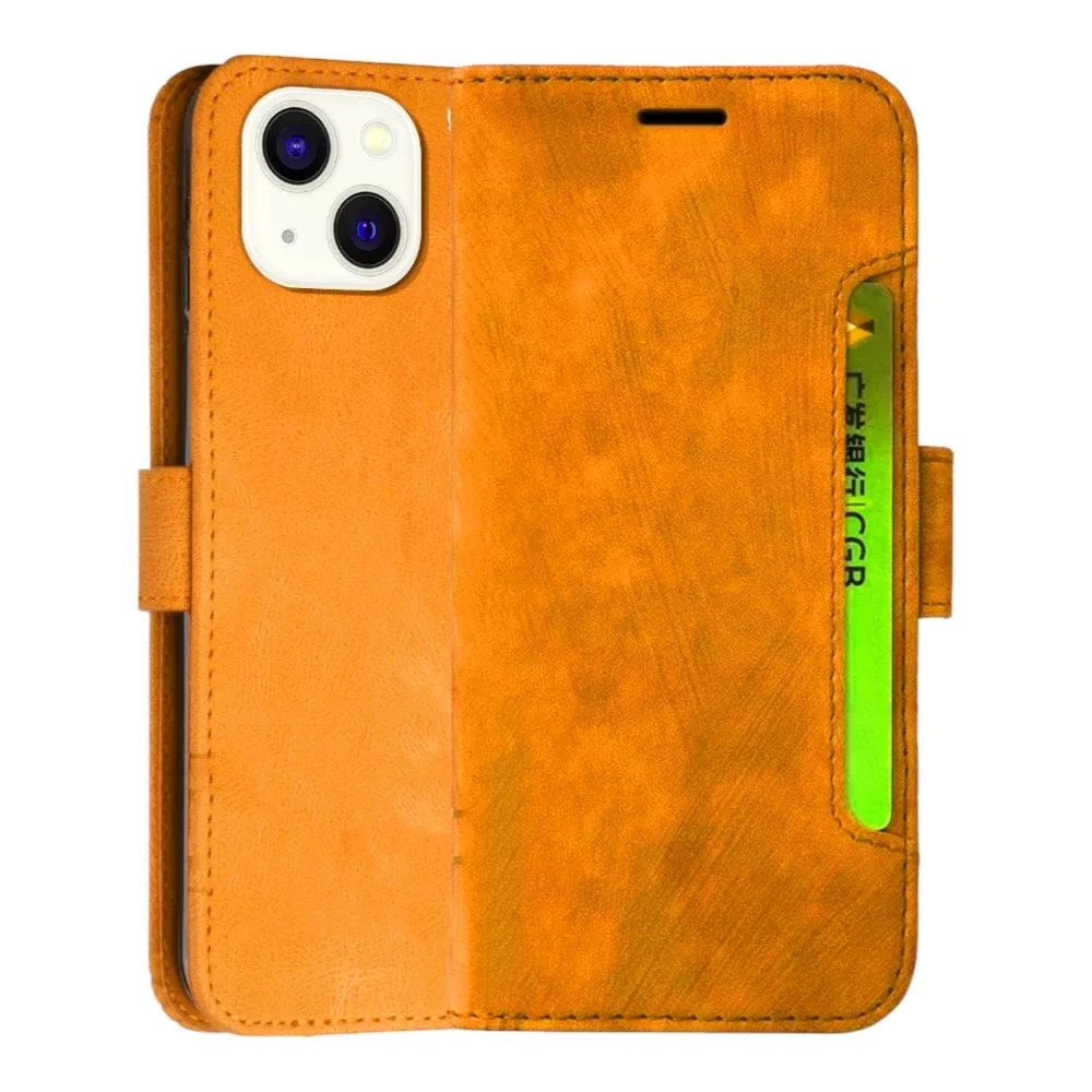 iPhone 14 Plus Cubic Skin Feel Flip Basic Book Cover