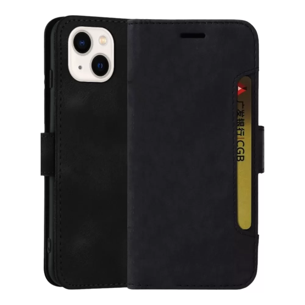 iPhone 14 Cubic Skin Feel Flip Basic Book Cover