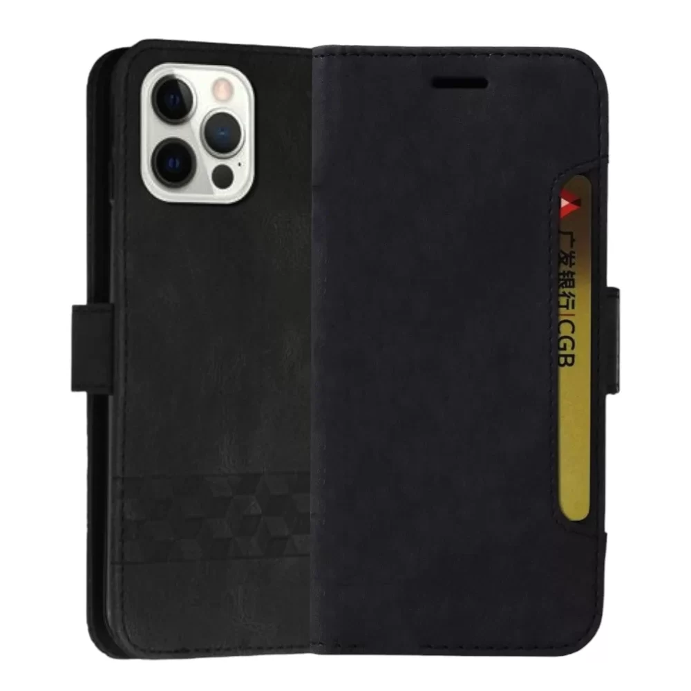 iPhone 11 Pro Max Cubic Skin Feel Flip Basic book Cover