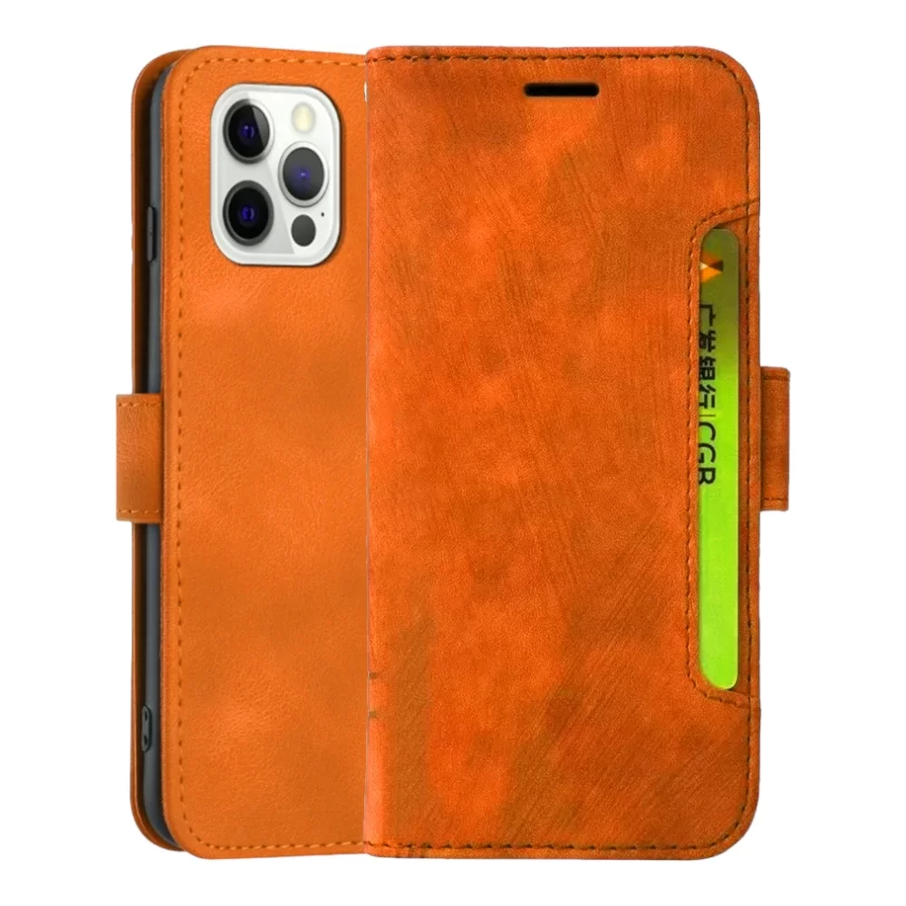 iPhone 13 Pro Cubic Skin Feel Flip Basic Book Cover