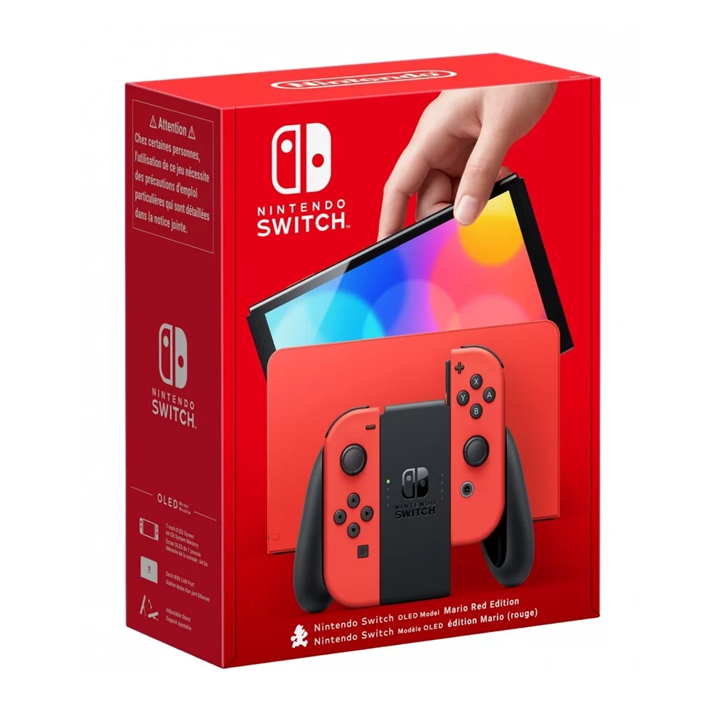 Nintendo Switch Console - OLED Model - Mario Red Edition (EU)