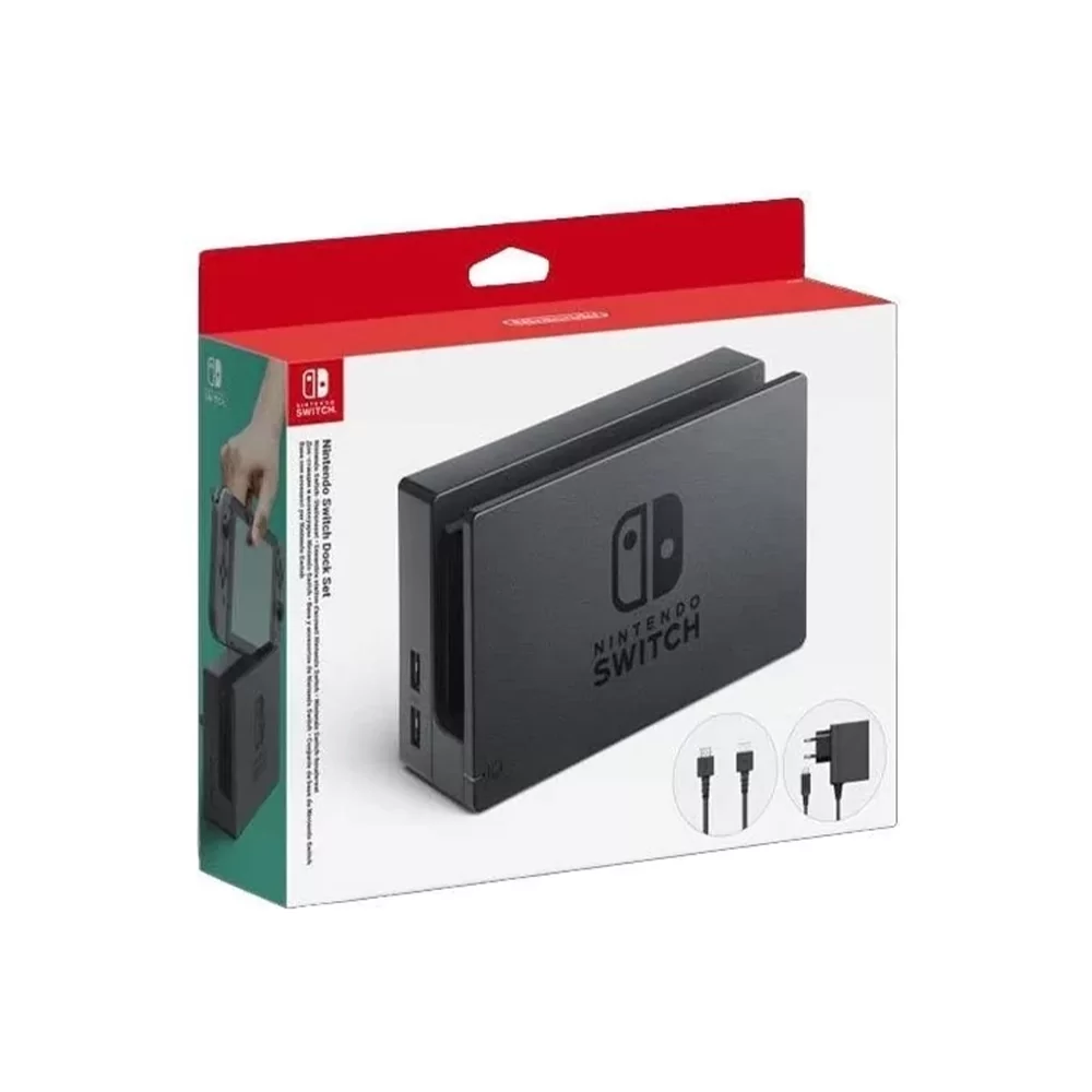 Nintendo Official Switch Charging TV Dock Set Black (EU)