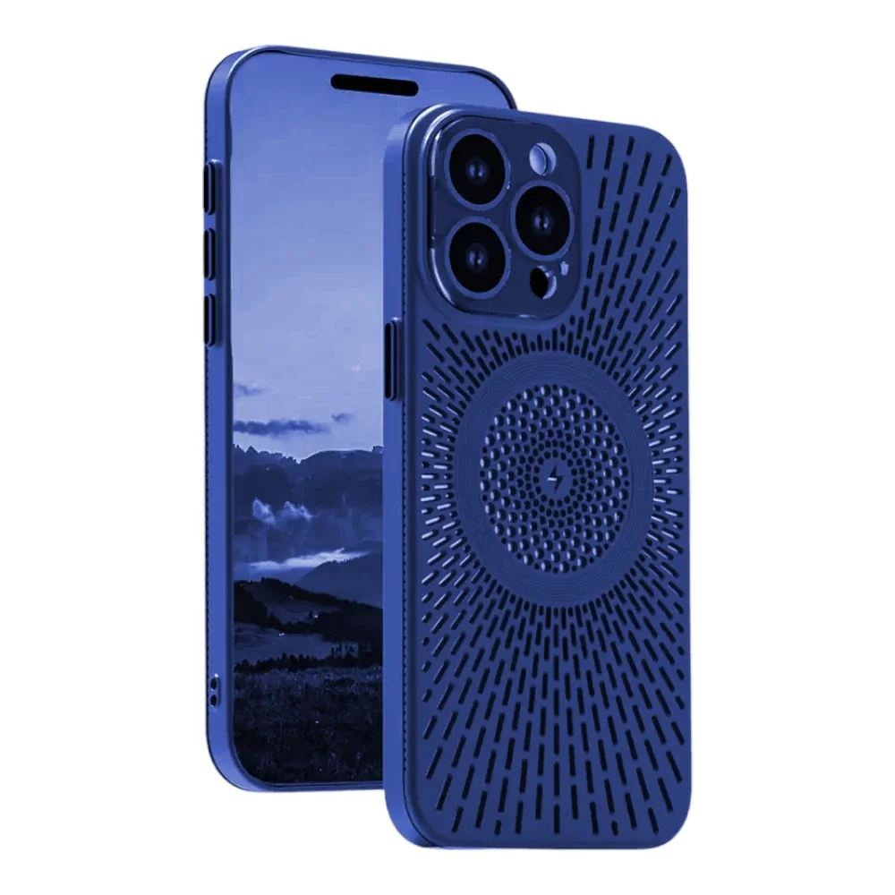 iPhone 15 Pro Magnetic Case with Matching Lens Film & Frosted Finish