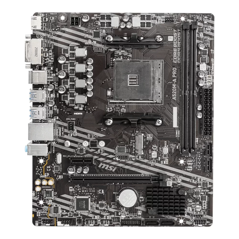 MSI A520M-A PRO AMD AM4 microATX Motherboard