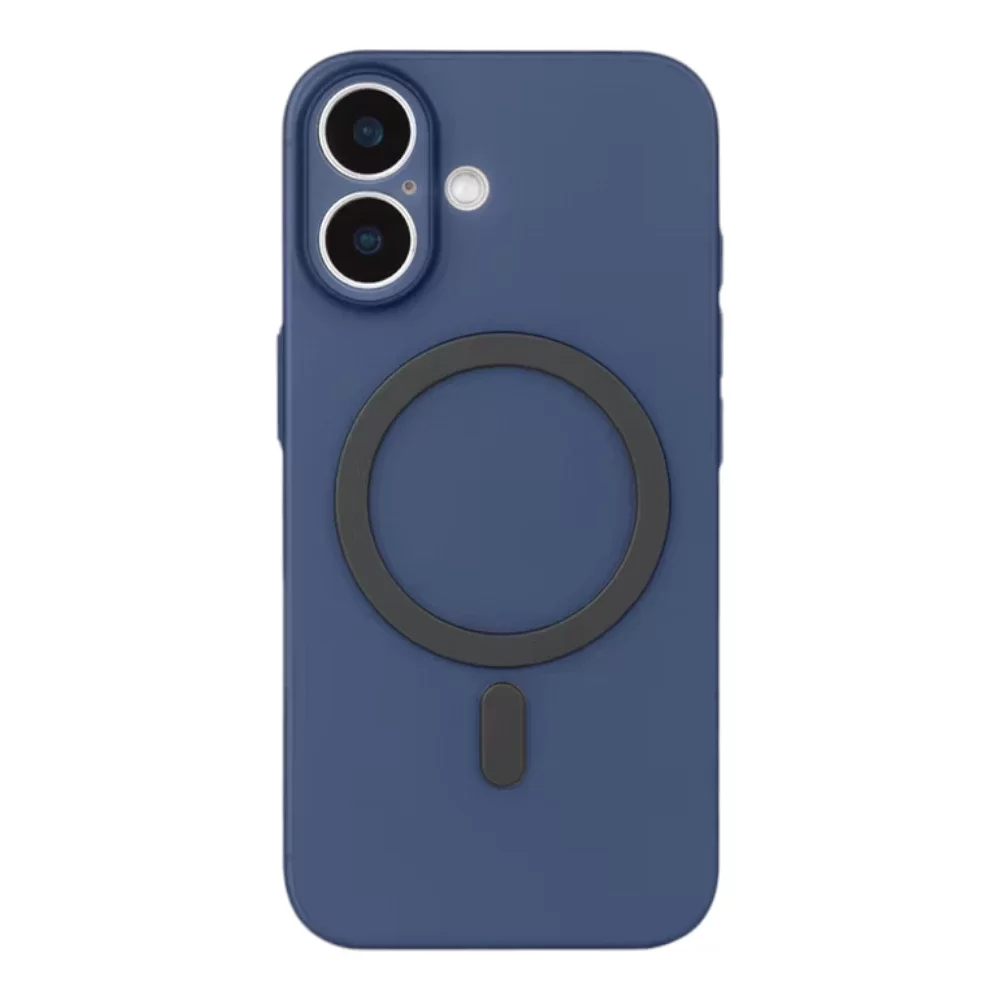 Magnetic Silicone Case for iPhone 16 Plus