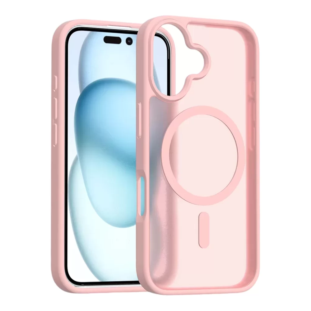 Metal Camera Circle Clear Case for iPhone 16 Plus