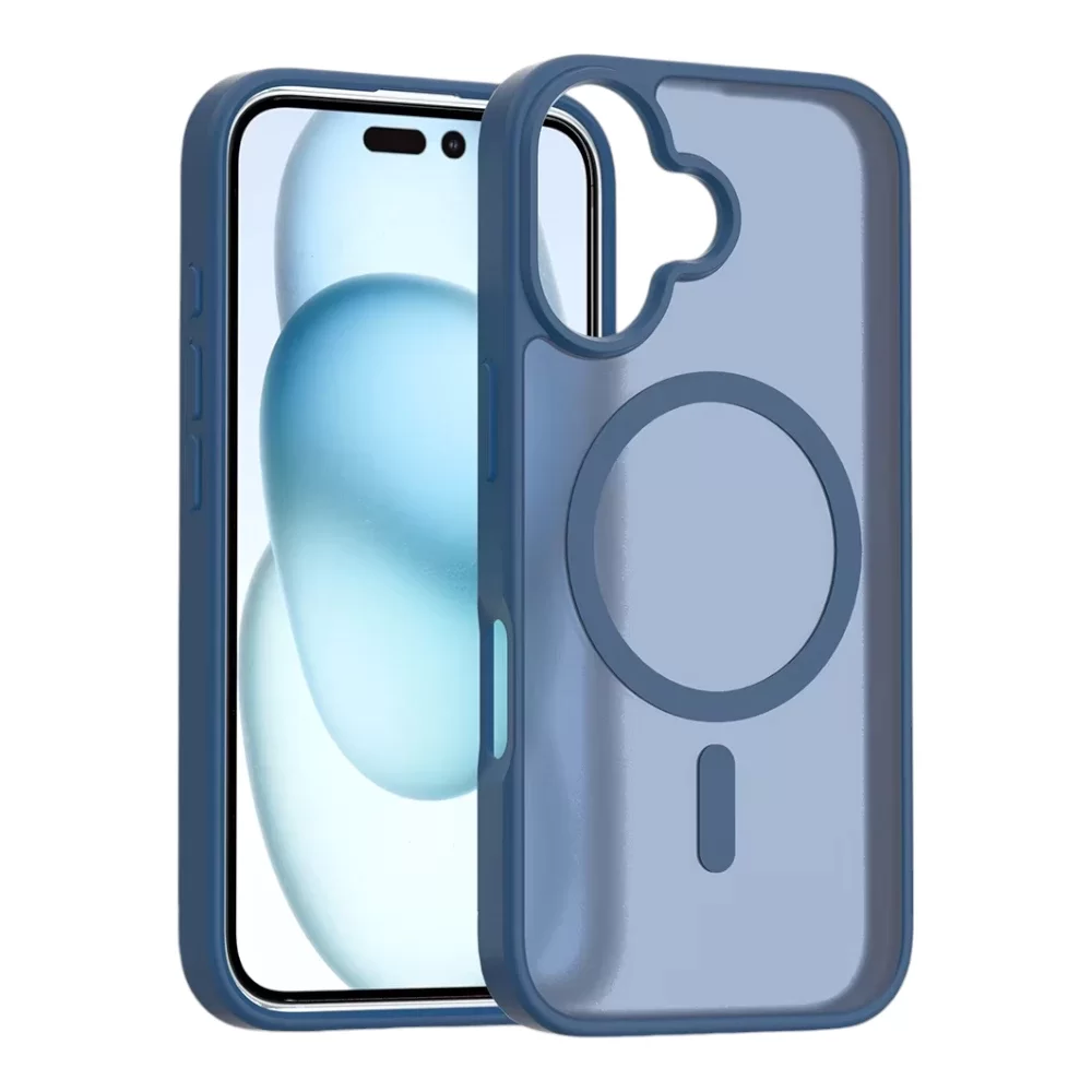 Metal Camera Circle Clear Case for iPhone 16 Plus