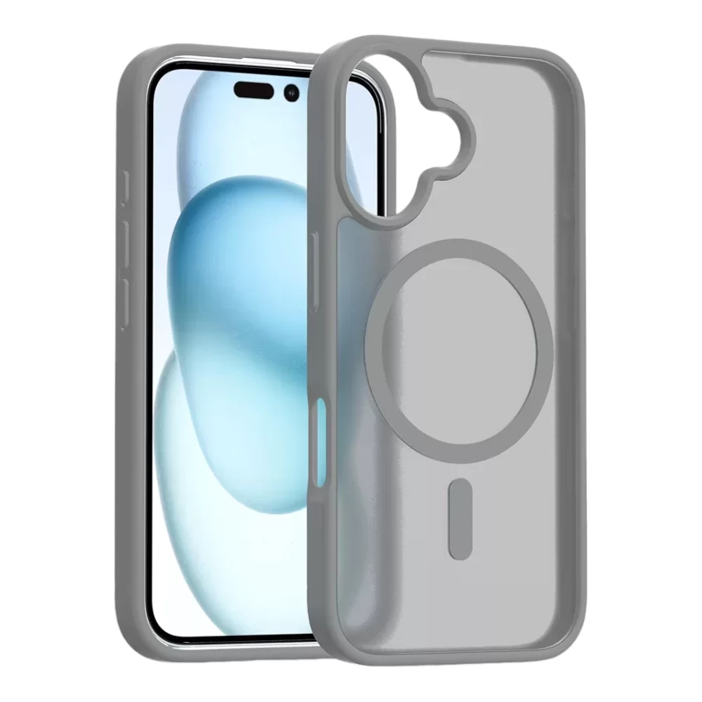 Metal Camera Circle Clear Case for iPhone 16 Plus