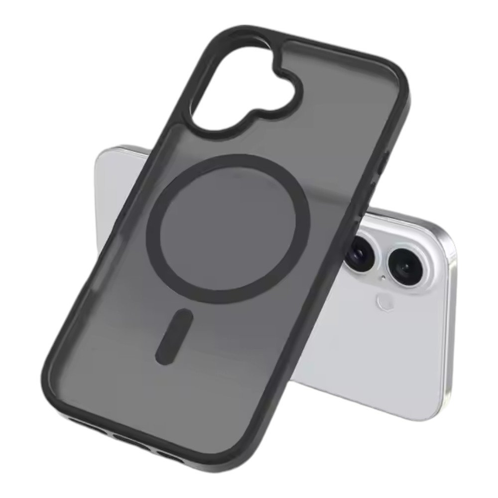 Metal Camera Circle Clear Case for iPhone 16 Plus