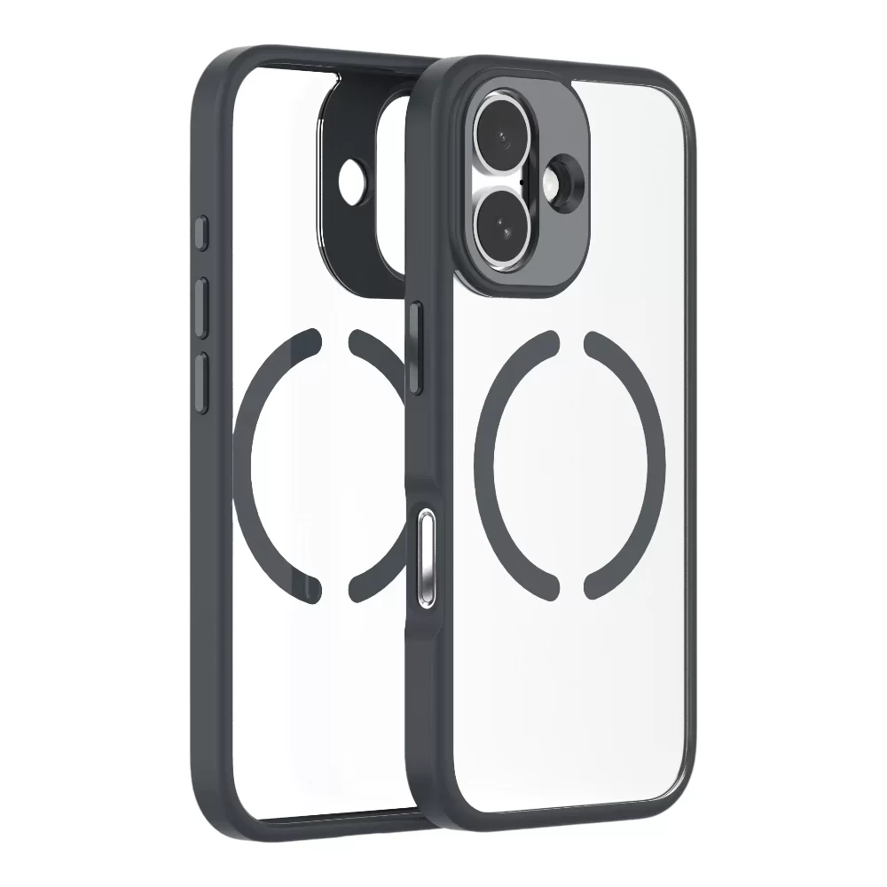 Clear Case with Magnetic Circle for iPhone 16 Plus