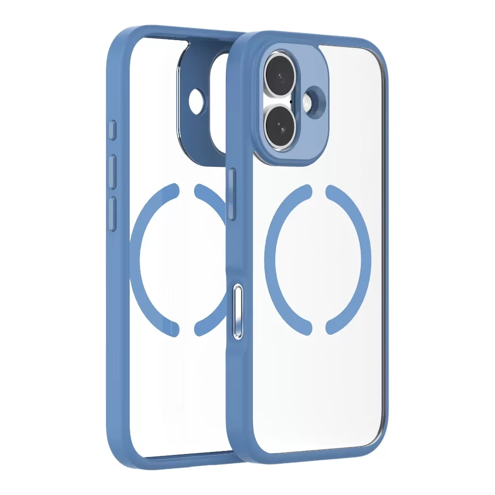 Clear Case with Magnetic Circle for iPhone 16 Plus