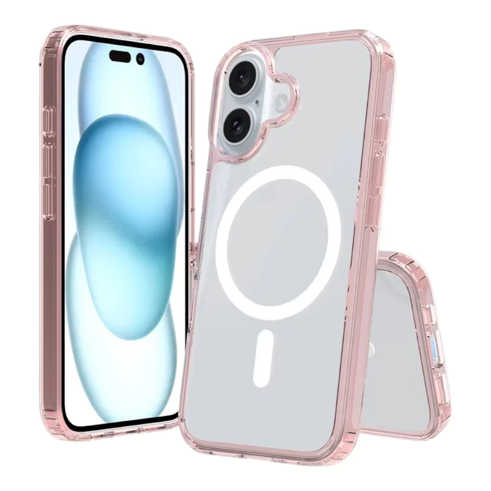 iPhone 16 Series TPU PC Shockproof Anti-Fingerprint Case