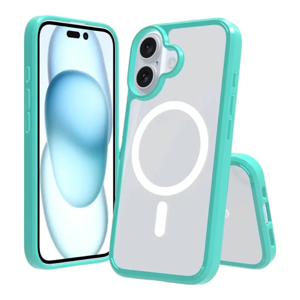 iPhone 16 Series TPU PC Shockproof Anti-Fingerprint Case