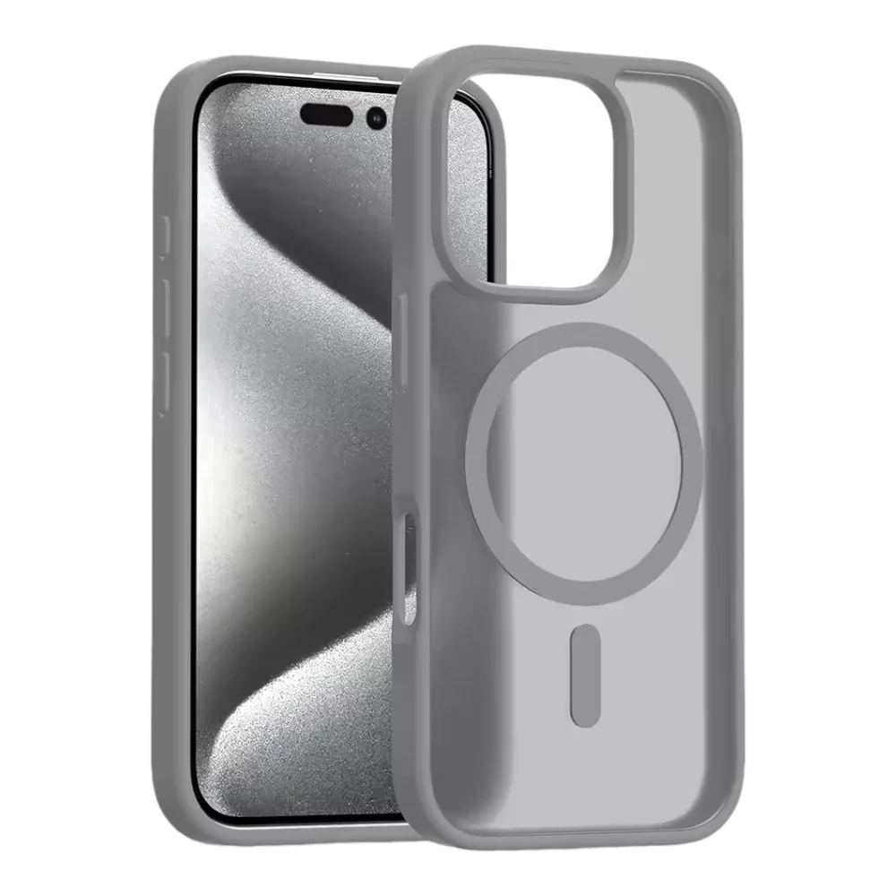 iPhone 16 Pro Metal Camera Circle Clear Case