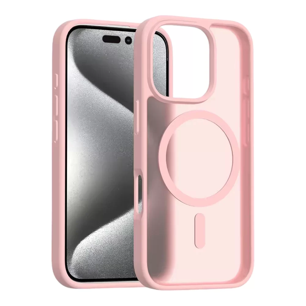 iPhone 16 Pro Metal Camera Circle Clear Case