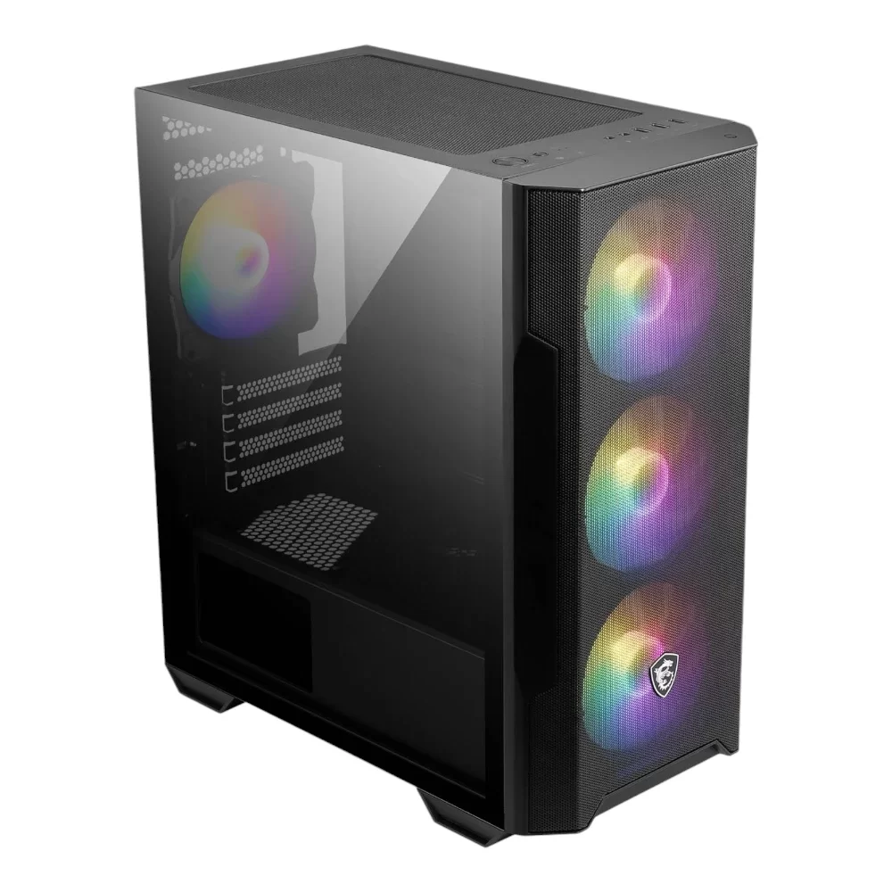 MSI MAG FORGE M100R Mid Tower Gaming Case - Black