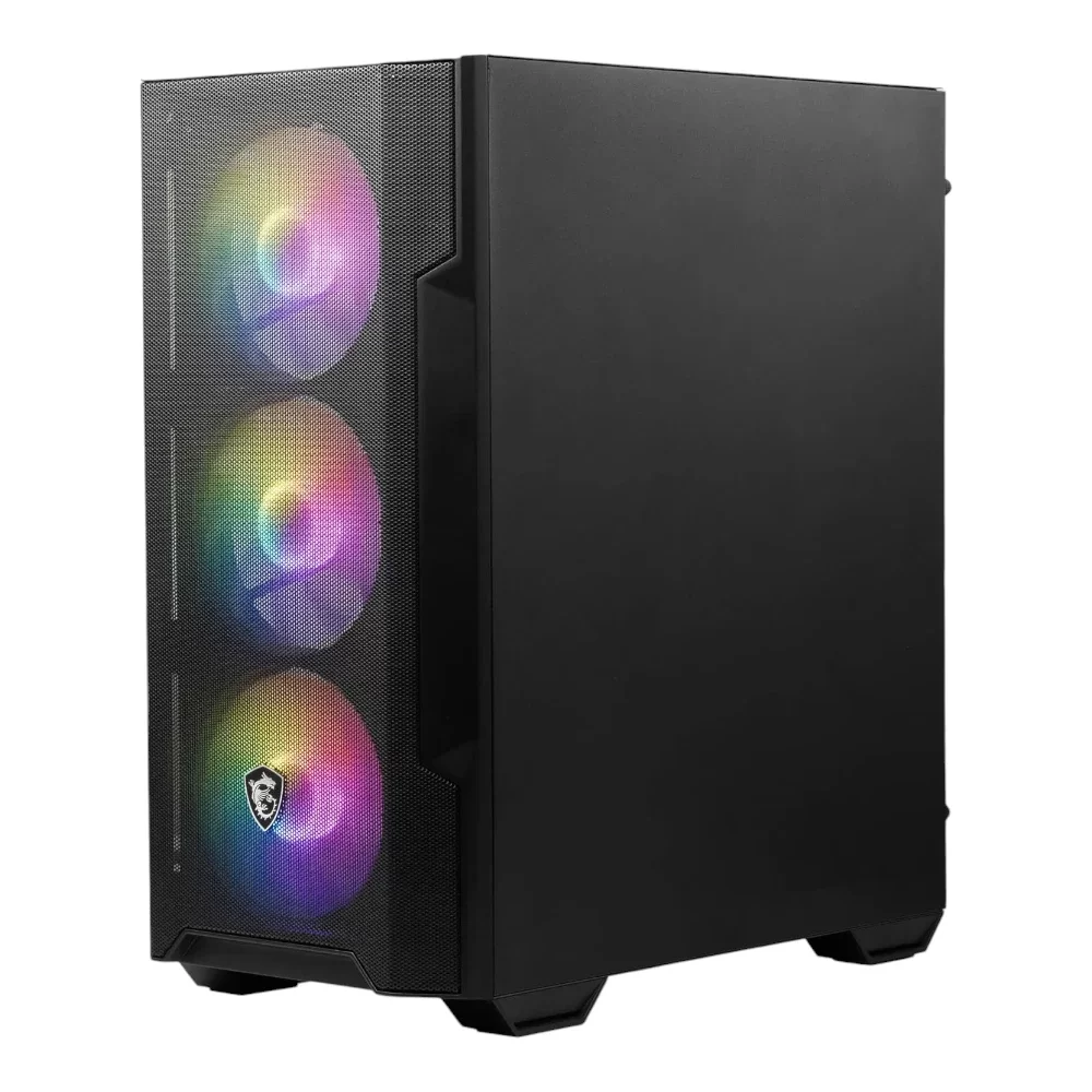 MSI MAG FORGE M100R Mid Tower Gaming Case - Black