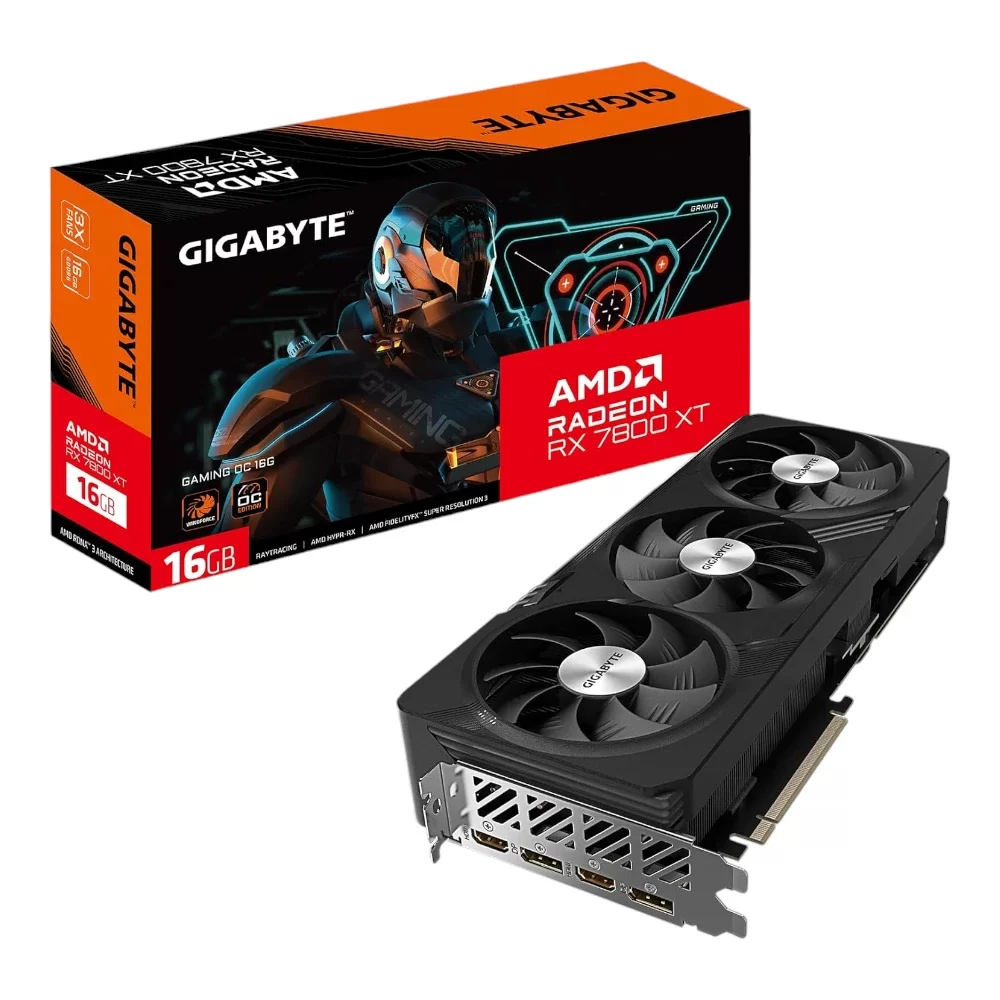 Gigabyte Radeon RX 7800 XT Gaming OC 16GB GDDR6 Graphics Card