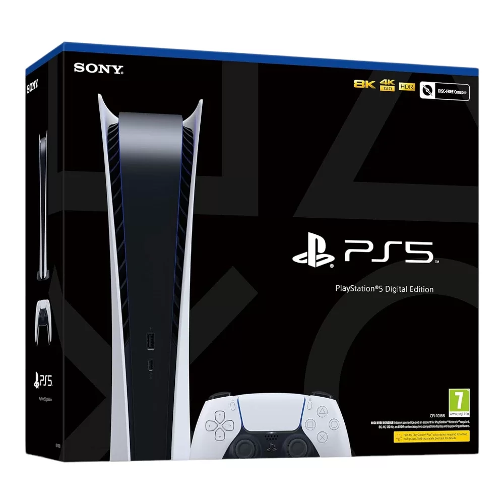 PlayStation 5 Digital Edition Console - Black